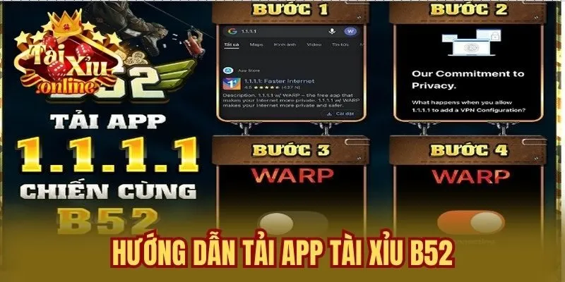 Hướng dẫn tải app tài xỉu B52